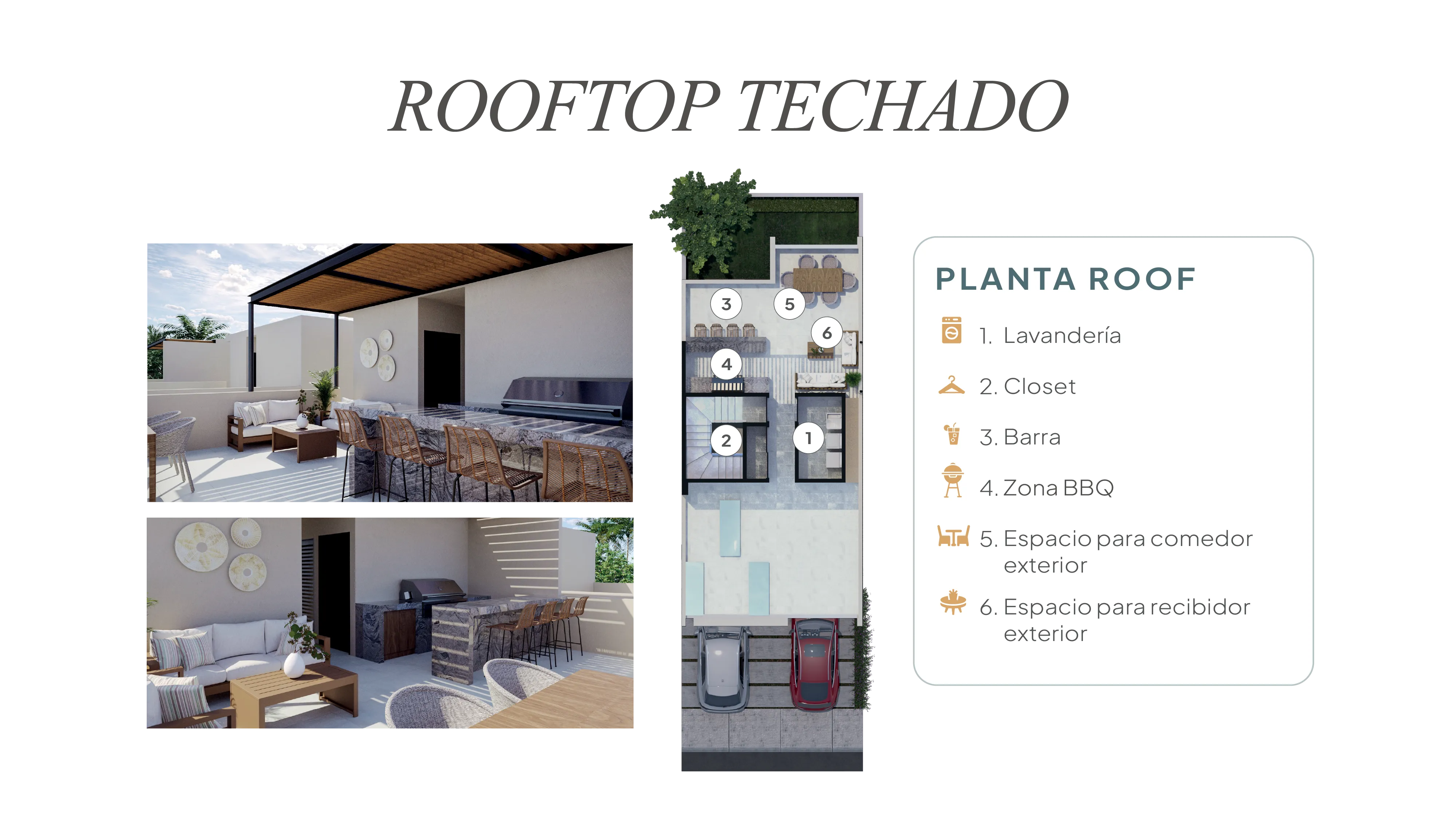 Distribución de casas Marasa Residencial Rooftop
